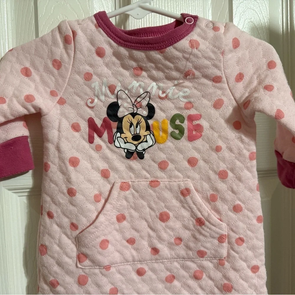 Disney Baby Quilted Minnie Mouse Romper